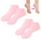 GXGM 2 Paar Silikonsocken,Fuß Spa Pediküre Socken, Rutschfeste Aloe Socken für Trockene, Rissige Füße für Frauen Mädchen Fuß, Spa, Pediküre,39-44