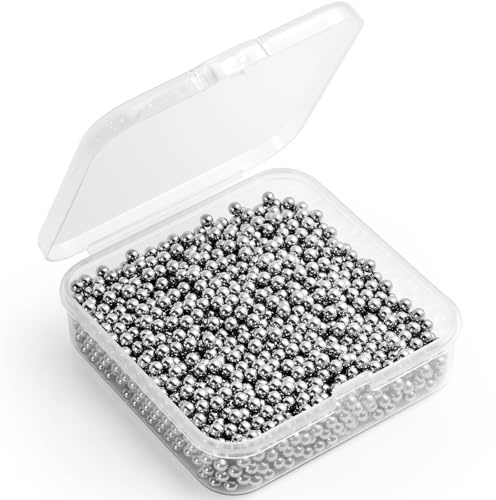 Pack of 1500 Cleaning Beads for Bottles, Stainless Steel Cleaning Beads, Cleaning Balls for Glass Bottles, Bottle Cleaner Balls, Cleaning Beads for Bottles, Decanter, Vase
