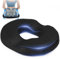 Orthopädisches Sitzkissen Rund, Steißbeinkissen aus Memory Schaum,Donut Kissen,Ergonomisches Steißbeinkissen für Rollstühle,Memory Foam Steißbeinkissen,Fördert Durchblutung und Entlastet das Steißbein