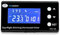 Udnzpfuy Digital Reptile Thermostat, Lcd Display, High Precision Day/Night Dimming, Timer, For Aquariums, Breeding Rooms, Blue Backlight, Automatic Shut-Off, Temperature Alarm, Mute Function Black