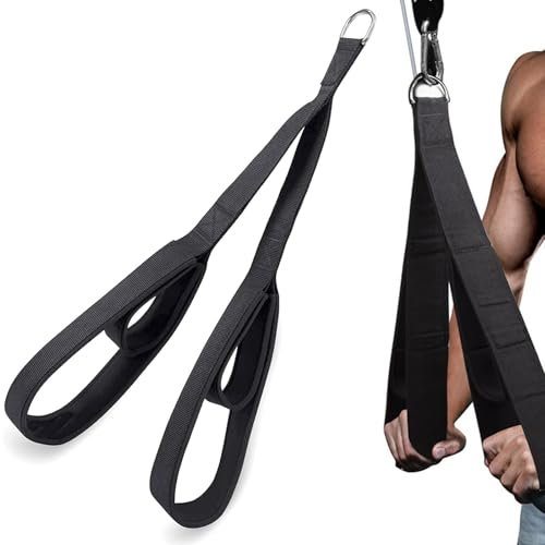Jlnmmn Corda Tricipiti, Corda per Tricipiti, Training Cable Fitness Equipment, Corda Tricipiti Palestra, Corda Tricipiti Attrezzi Palestra, Attrezzatura Palestra per Allenamento a Casa