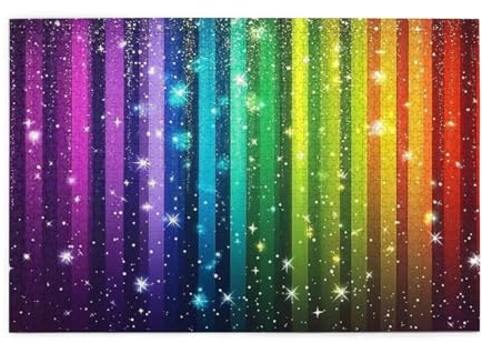Regenbogen Gradient 1000 Teile Puzzle für Erwachsene Holzpuzzles für Erwachsene Geschenke Wohnkultur
