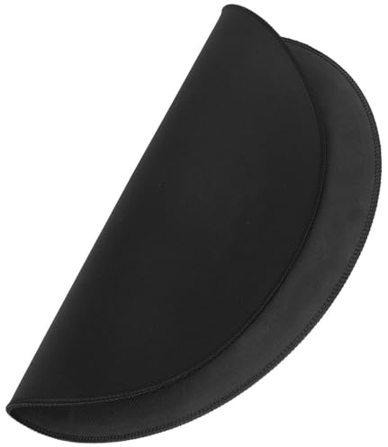 Snare Drum Pad 1 Stück Übungsmatte für Bassdrum und Snare | Gummi und Stoffoberfläche, Schnelle Nutzung, für Wohnungstraining, Leises Üben, Schwarz