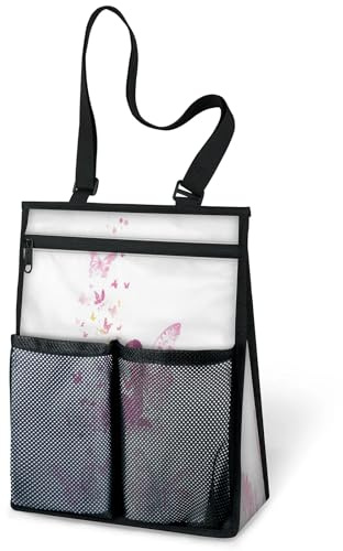 Magic Fairy Butterfly Duschtasche, tragbare Tragetasche, Dusch-Caddy, Taschen, zum Aufhängen, Kulturbeutel, Organizer für Reisen, Fitnessstudio, Camping, Strand, Badezimmer, Schlafsaal