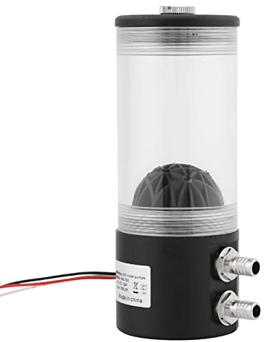 YDuupxe Pump Reservoir Combo Cooling Kit, Integrated Water Cooling System, Low Noise Performance, 500L/H Rate, Ideal for Gaming PCs and Projects