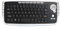Docooler 2.4GHz Wireless Mini Keyboard with Trackball Mouse Scroll Wheel Remote Control for Android TV Box Smart TV PC Notebook