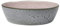 BITZ Suppenschale, Suppenschüssel aus Steingut, 18 cm im Durchmesser, grau/hellrot