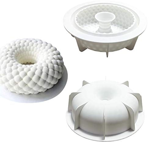 ZOOENIE Neue Shakyamuni Fisch Skala Geformt 3D Silikon Form DIY Runde Kranz Garland Mousse Schokolade Mould Kuchen Dekoration Werkzeuge Backformen (Sakyamuni)