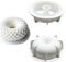 ZOOENIE Neue Shakyamuni Fisch Skala Geformt 3D Silikon Form DIY Runde Kranz Garland Mousse Schokolade Mould Kuchen Dekoration Werkzeuge Backformen (Sakyamuni)