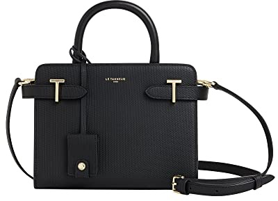 Le Tanneur, petit sac à main, Emilie, sac bandoulière, en cuir, femme, porté main, épaule, croisé, bandoulière amovible et ajustable, 2 compartiments, poche zippée