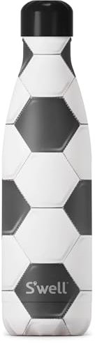 S'well Stainless Steel Water Bottle - 500ml - Goals - Triple-Layered Vacuum-Insulated Containers Keeps Drinks Cold for 36 Hours and Hot for 18 - with No Condensation - BPA-Free - Perfect for On the Go