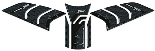 labelbike - Kit de 3 Pegatinas 3D de Resina Gel para Depósito de Moto compatibles con Yamaha Tracer 700