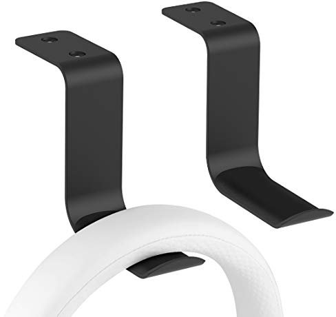 Geekria Kopfhörer Haken, 2 Stücke Ohrhörer Aufhänger Kompatibel Mit Sony WH-1000XM6, WH-1000XM5, WH-1000XM4, Bose QC35, QC25, ATH, JBL Tune 700bt, AKG Halterung Wandhalterung (Schwarz)