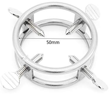 Edelstahl Cock Ring Anhänger Hodensack Hoden, Kali Zähne Penis ringe, Penis Lock, Spiel Für Erwachsene, Sex-spielzeug für Männer