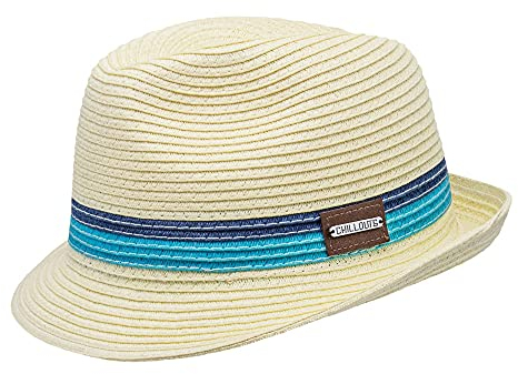 CHILLOUTS Herren Fort Myers Panama Hut, 33 Cream/Blue, XL EU
