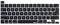 XSKN Tastaturabdeckung aus Silikon für MacBook Pro 13,3 Zoll / 40,6 cm (16,3 Zoll) mit Touch Bar und Touch ID – A2251 A2289 A2338 M1 A2141 (US-EU, gängige Version, italienisches Schwarz)