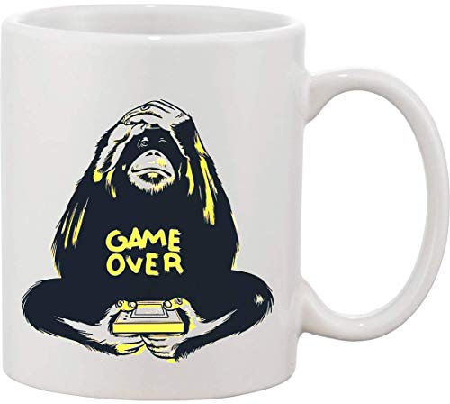 Sad Gorilla Game Over Mug en céramique