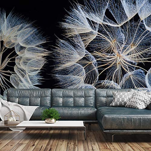 Muralo Vinyl Glatte FOTOTAPETE 3D Effekt Pusteblume Natur Tapete Wandtapeten 180 x 120 Wohnzimmer Schlafzimmer Moderne Wandbilder XXL Wand Dekoration Br.180xHö.120