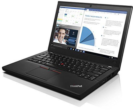 PC Portable 12,5 Pouces LENOVO ThinkPad X260 | Intel Core i5 | RAM 8 GB | SSD 128 GB | écran 12,5 HD | Windows 10 Professionnel | Clavier AZERTY | Garantie 12 Mois (Reconditionné)