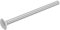 SECCARO Vite a testa tonda piatta M6 x 90 mm, in acciaio inox V2A VA A2, DIN 603/ISO 8677, filettatura completa, 20 pezzi