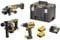 DeWalt Kit 3 strumenti XR 18 V 5 Ah brushless trapano avvitatore DCD800 + perforatore SDS Plus DCH172 + smerigliatrice angolare DCG405-DCK355P2T-QW