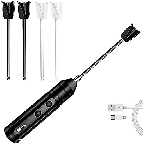 Frunimall Mixer in resina epossidica, miscelatore di colore, mixer epossidico, 250 rpm, per resina, trapano con 4 bastoncini per miscelazione epossidica, liquido, tumbler, fai da te