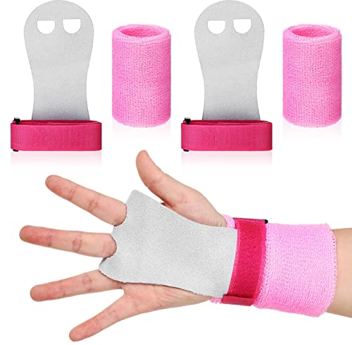 CLISPEED Lot de 4 poignées de gymnastique de sport pour enfants, barre de gymnastique pour enfants, bandes de sueur, haltérophilie de la paume de la main, enfants, adolescents