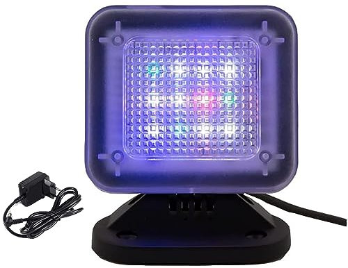 RUTAVM Simulatore TV LED, Simulatore Televisivo Antifurto Sicurezza Domestica Televisore Finto con Cavo USB, Accensione Automatica Facile da Usare Ideale per Case Vacanza