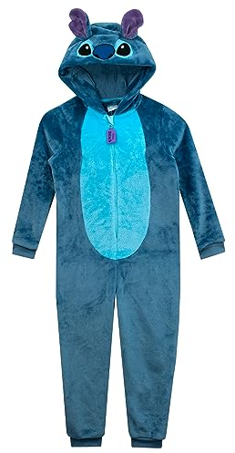 Disney Stitch Onesie | Lilo Und Stitch Onesie Mädchen | Schlafanzüge Für Mädchen | Blau 158