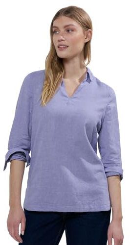 CECIL B344554 Chambray-Blusa Larga, Tranquil Blue Melange, S para Mujer