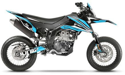 Arider Dekor (Aufkleber) für Aprilia SX 125 (2018-2023) | Storm Edition (Blau)