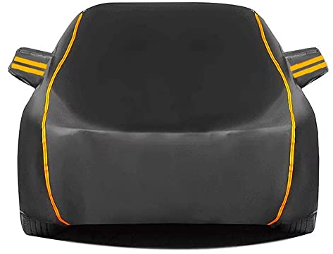 Winter-Autoabdeckung Für Vw Polo(1981-2022) Wasserdicht Atmungsaktiv Einlagiges Oxford-Gewebe Auto-Frostschutz Außen Innen Universell