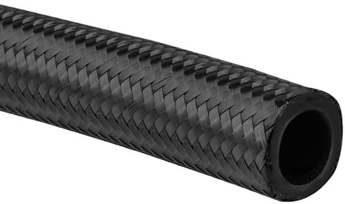 cyclingcolors tubo gasolina goma NBR reforzado con tejido trenzado manguera combustible coche moto tractor, Ø4 x 2m