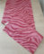 Tischläufer Zebra Baumwollmischung 40 x 100 cm rosa- Mauve