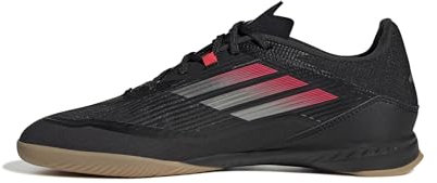 adidas Unisex F50 League Football Boots Indoor, core Black/Iron met./Lucid red, 44 EU