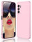 DESSEN Cover per Oppo Reno 6 5G (Reno6 5G) - Liquido Silicone Custodia Antiurto Protezione Case Sottile e Morbida TPU Bumper con Fodera Microfibra Antigraffio, Rosa