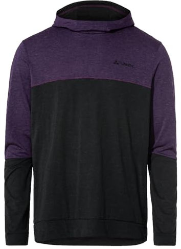 VAUDE Herren Mens Qimsa Hoody T-Shirt, Eggplant, M EU