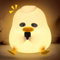 Ente Nachtlicht, Süßes Enten Nachtlicht, LED Lampe aus Weichem Silikon, mit Dimmbarkeit und Timer, Touch-Steuerung, USB wiederaufladbare Schlafzimmer Nachttischdekoration, Weihnachtsgeschenke