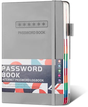 Bncxdc passwort buch, passwortbuch mit register a-z, passwortbuch, Adressbücher für Website-Anmeldungen