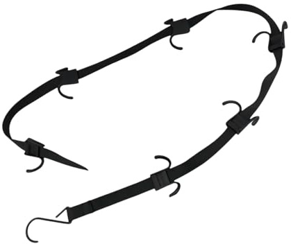 Tragbares Hockey-Getrieberegal, Hockey-Trockenregal, Gurt-Organizer, Hockey-Ausrüstungsgurt, Wäscheständer mit 12 Haken, tragbarer Organizer