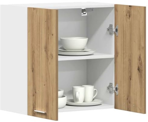 Myheimly Küchenwandschrank Artisan-Eiche 60x31x60 cm Holzwerkstoff Küchenschrank Küchenzeile Küchenmöbel Unterschrank Küchenunterschrank Schrank