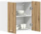 Myheimly Küchenwandschrank Artisan-Eiche 60x31x60 cm Holzwerkstoff Küchenschrank Küchenzeile Küchenmöbel Unterschrank Küchenunterschrank Schrank