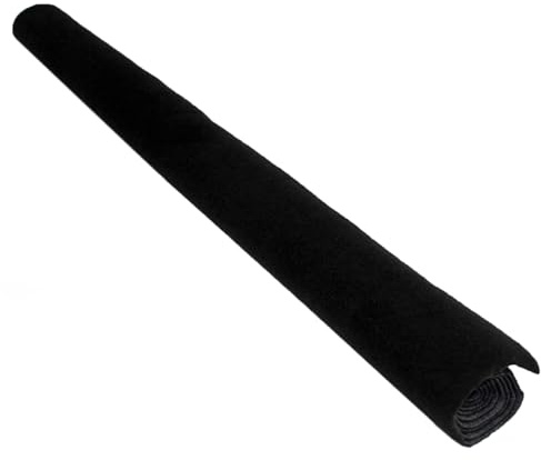 Actiasmat – Replacement Carpet Roll for Cars, Vans, Boots & Campers | 1m x 2m Automotive Carpet Lining (Black)