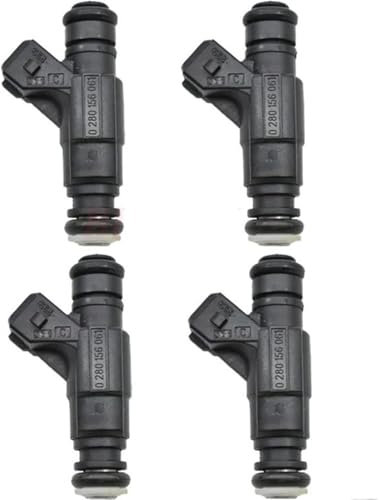 SQIFBA Einspritzdüsen 4X Kraftstoff Injektor Für Vw Für Golf Für Jetta L4 1,8 L Turbo 0280156061 Einspritzventil
