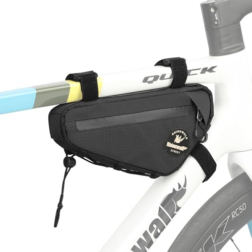 Rhinowalk Fahrrad Rahmentasche Rohrtasche Oberrohrtaschen Triangeltasche Dreieck Fahrradtasche Lenkertasche Fahrradzubehör