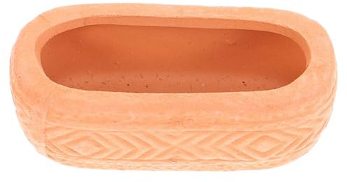 VANZACK Mini Pots Terre Cuite Rouges pour Fleurs Petits Pots de Céramique Drainage pour Plantes Intérieur Extérieur