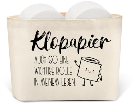 Witzige Klopapier Aufbewahrung, Badezimmer deko Toilettenpapier Korb, Lustige seidenpapier Rollen aufbewahrung,Toilettenpapier Aufbewahrungsbeutel Toilettenpapierhalter Korb,