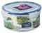 LocknLock HPL933 Round Storage Container - Clear/Blue, 600 ml (Pack of 1)