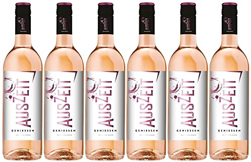 Auszeit - Cuvée Rosé Feinherb - Deutscher Qualitätsroséwein Pfalz - Rosewein (6 x 0.75 l)