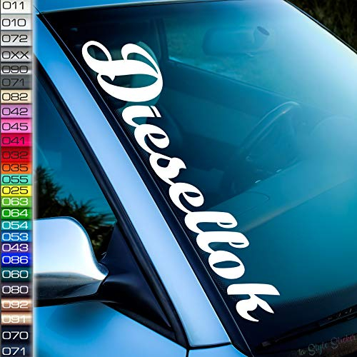 Diesellok Frontscheiben-Aufkleber Clubsport Edition Power Diesel Turbo Dapper Stance Low Auto-Sticker Ultimate